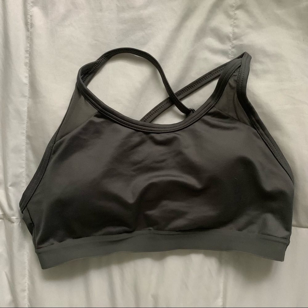Gray aerie Sports Bra